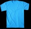 light blue, neon T-shirt